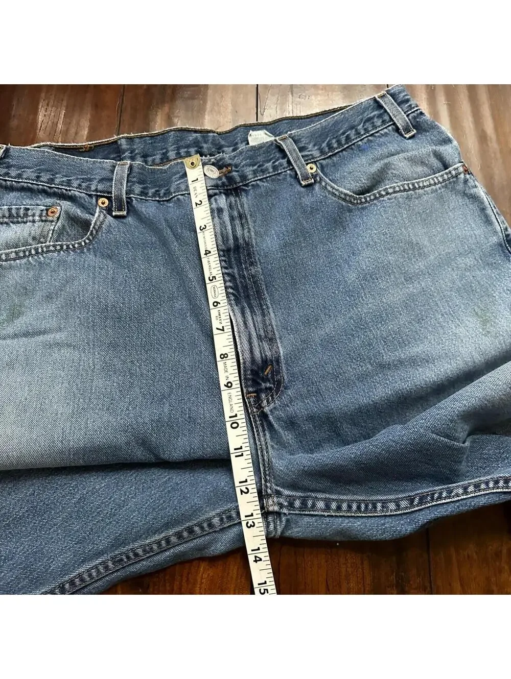 Levis 505 Vintage 90s Straight Leg XX USA Jeans 40x30 Med Wash Act 36x29
